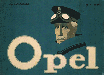 Erdt, Plakat für Opel, 1911